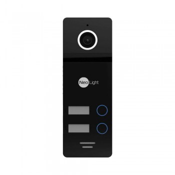 Видеопанель 2 Мп NeoLight MEGA/2 FHD Black на 2 абонента