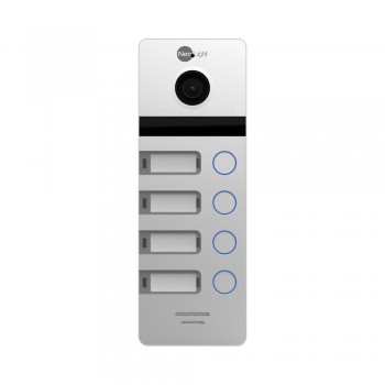 Видеопанель 2 Мп NeoLight MEGA/4 FHD Silver на 4 абонента
