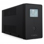 Источник бесперебойного питания Vinga VPC-600MU 600ВА / 360 Вт с LCD-дисплеем с USB в металлическом корпусе
