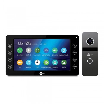 Комплект видеодомофона Neolight NeoKIT FHD Pro B/Graphite: видеодомофон 7