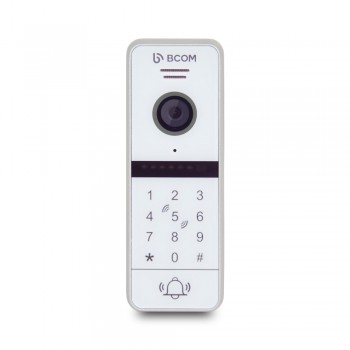 Видеопанель BCOM BT-400HD-AC White со встроенной клавиатурой и считывателем Mifare