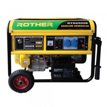 Бензиновый генератор ROTHER RTR6500E максимальная мощность 5.5 кВт