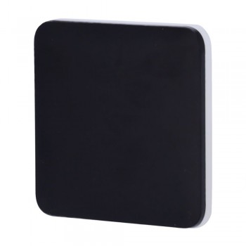 Кнопка Ajax SoloButton (1-gang/2-way) black для одноклавишного или проходного выключателя