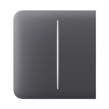 Кнопка Ajax SideButton (2-gang) graphite для двухклавишного выключателя