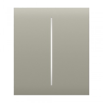 Кнопка Ajax CenterButton (2-gang) olive для двухклавишного выключателя