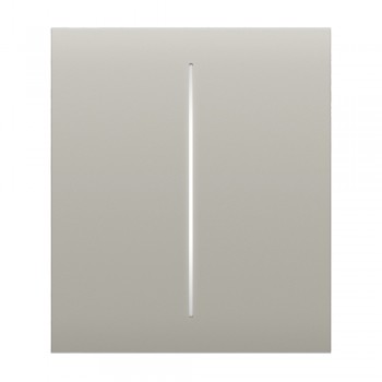 Кнопка Ajax CenterButton (2-gang) oyster для двухклавишного выключателя