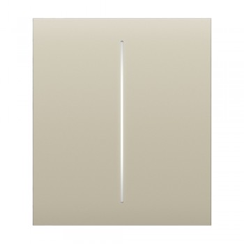 Кнопка Ajax CenterButton (2-gang) ivory для двухклавишного выключателя