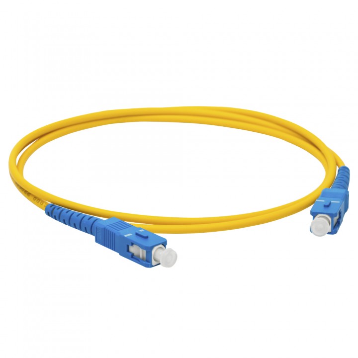 Патчкорд оптический SC/UPC-SC/UPC SM simplex 3.00 LSZH 1м