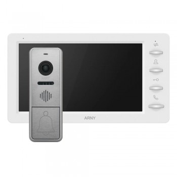 Комплект видеодомофона Arny AVD-7842 white+silver