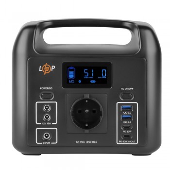 Многофункциональная портативная зарядная станция Logicpower LP CHARGER 160 (160W, 204Wh)