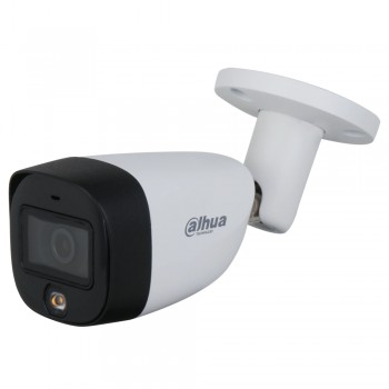 HDCVI видеокамера Dahua 2 Мп DH-HAC-HFW1200CMP-IL-A (2.8 мм) с двойной подсветкой для системы видеонаблюдения