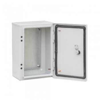 Корпус монтажный 400*300*200 IP54 (1,0)  (КЕП 40.30.20-1.0.Ц.0 IP54) с монтажной панелью