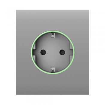 Центральная панель Ajax CenterCover (type F) fog для встраиваемой розетки