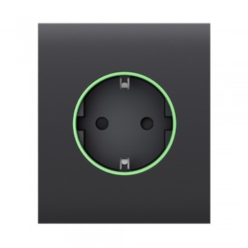 Центральная панель Ajax CenterCover (type F) graphite для встраиваемой розетки