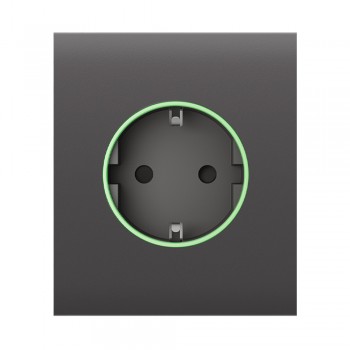 Центральная панель Ajax CenterCover (type F) grey для встраиваемой розетки