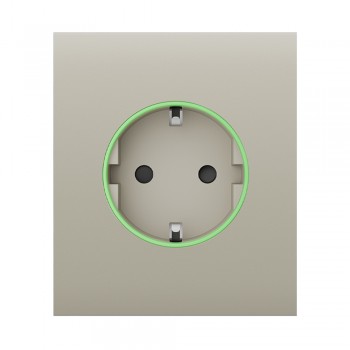 Центральная панель Ajax CenterCover (type F) ivory для встраиваемой розетки