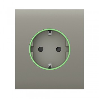 Центральная панель Ajax CenterCover (type F) olive для встраиваемой розетки