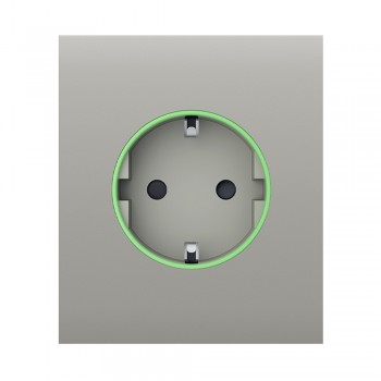 Центральная панель Ajax CenterCover (type F) oyster для встраиваемой розетки