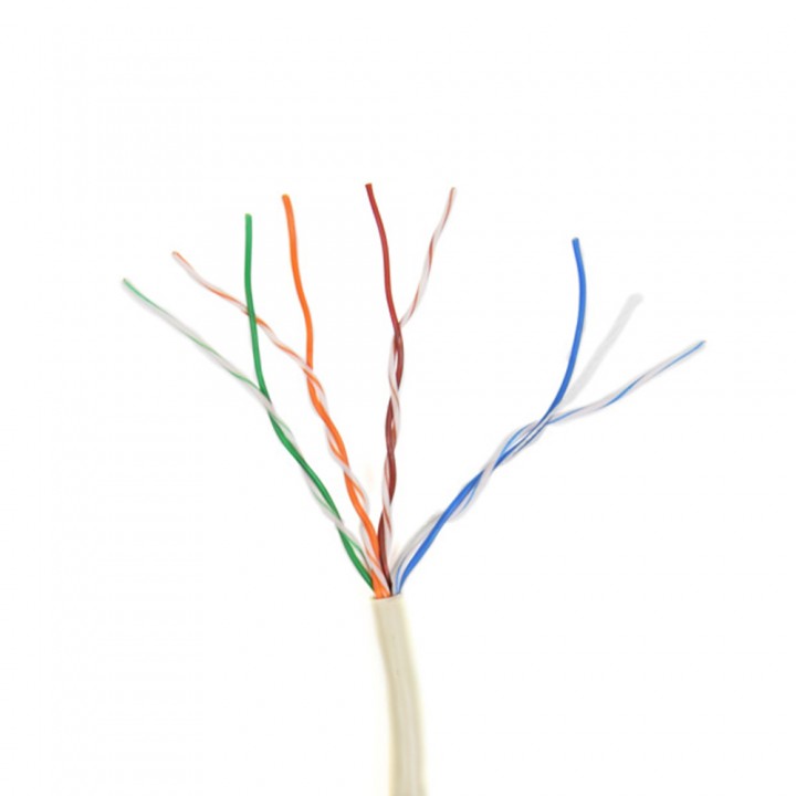 Кабель витая пара GoldMine GM UTP 4*2*24AWG(0,51) СU CAT.5E  (UTP медь внутренний) бухта 305 м