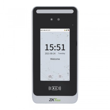 Биометрический терминал распознавания лиц и ладоней со считывателем карт EM-Marine/Mifare с WiFi ZKTeco SpeedFace M4 влагозащищенный