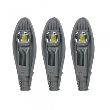 Комплект из 3-х светильников светодиодных Lightwell LW-COB65K-50 COB консольный 50W