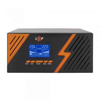 Источник бесперебойного питания Logicpower LPM-PSW-1500VA Black 12V (1050 Вт) с правильной синусоидой
