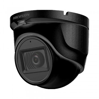 HD-TVI відеокамера 5 Мп Hikvision DS-2CE76H0T-ITMFS (Black)(AVINET) (2.8 мм) з мікрофоном для системи відеоспостереження