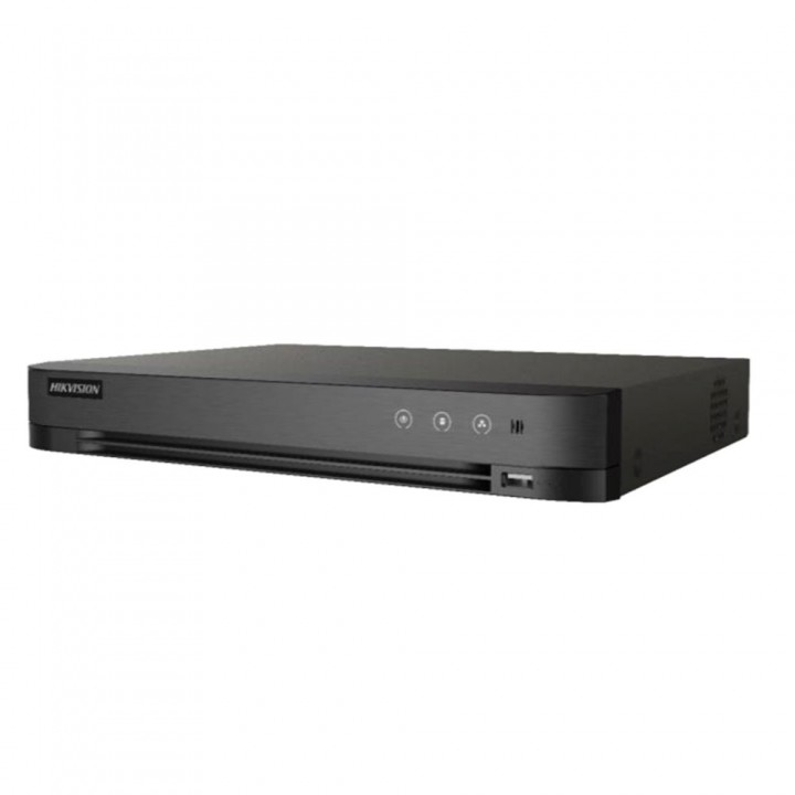 HD-TVI відеореєстратор 8-канальний Hikvision iDS-7208HQHI-M1/XT з аналітикою виявлення руху, перетину лінії та вторгнення
