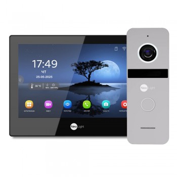 Комплект Neolight ALPHA Hybrid HD KIT B/Silver: гибридный видеодомофон 8