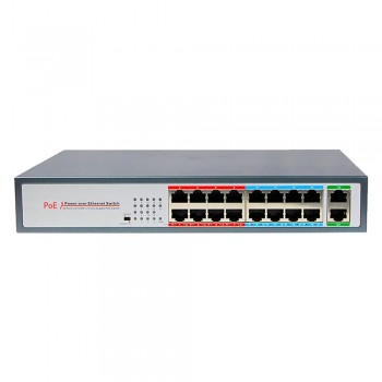 PoE-комутатор Bas-IP SH-20.16 16-портовий некерований