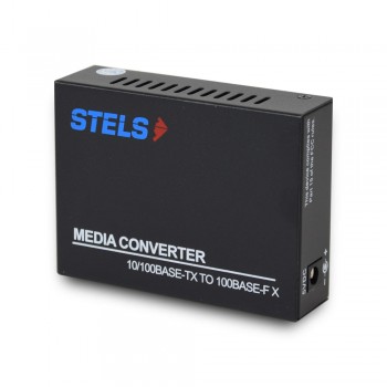 Медiаконвертер 100M 20км WDM SC, STELS-120B5-1550