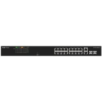 Некерований PoE-комутатор Ruijie Reyee RG-ES118FGS-LP 2 Combo гігабітні з 16 портами PoE