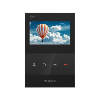 Відеодомофон Slinex SQ-04N Cloud black з Wi-Fi, детектором руху і записом відео