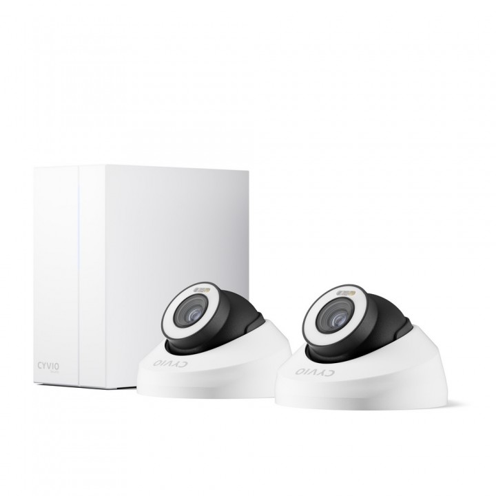 Комплект IP відеоспостереження CYVIO POE Dome 2Kit 4MP (N2402D)
