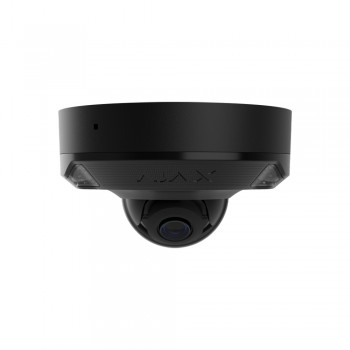 IP-відеокамера Ajax DomeCam Mini HL (8 Мп/2.8 мм) black, дротова з роздільною здатністю 8 Мп і кутом огляду до 110°