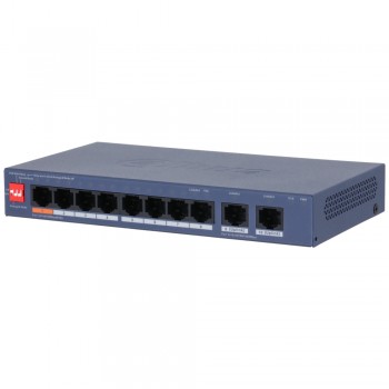 Керований PoE-комутатор Dahua DH-CS4010-8ET2GT-60 з 8 портами PoE