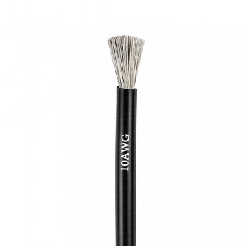 Силіконовий кабель Silicone wire 10AWG black багатожильний гнучкий (1 метр)