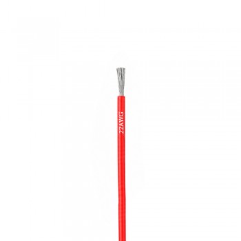 Силіконовий кабель Silicone wire 22AWG red багатожильний гнучкий (1 метр)