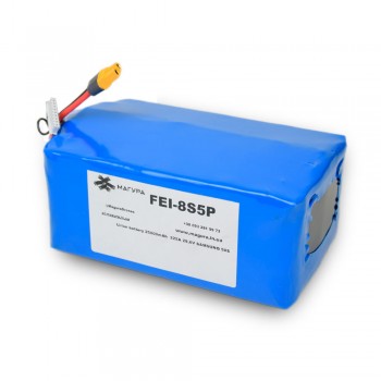 Акумулятор для FPV-дрона 8S5P Samsung 25000mAh INR21700-50S Li-Ion 29.6V 225A