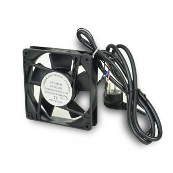 Вентилятор AXON LINK Fan-120-P 120*120, 220В, з кабелем живлення пластиковий
