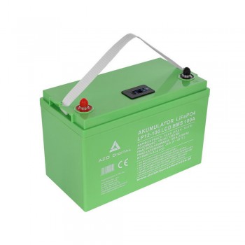 Акумулятор LiFePO4 LP12-100 100Ah 12V 100A LCD з Bluetooth