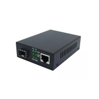 1G Медіаконвертер AL MC-SC20G T1550, 1*10/100/1000Mbps RJ45 Port, 1*1000Mbps SM port, BiDi T1550nm/R1310nm, SC, 20km, з DC5V 1A Power