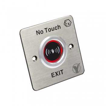 Кнопка виходу безконтактна Yli Electronic ISK-841C(LED)-EX вибухозахищена для системи контролю доступу