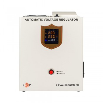 Стабілізатор напруги Logicpower LP-W-5000RD EU (3000Вт/7 ступ)