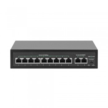 Комутатор мережевий GreenVision POE GV-016-D-09+2P