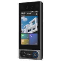 IP-відеопанель 2 Мп Dahua DHI-VTO6631QS-WP з Wi-Fi, зчитувачем та розпізнаванням облич