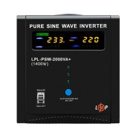 Джерело безперебійного живлення LogicPower LPL-PSW-2000VA+ (1400 Вт) 24 В з правильною синусоїдою