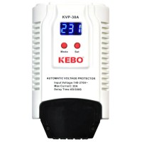 Реле напруги на DIN-рейку KEBO KVP-30A 2-30A 140-260V