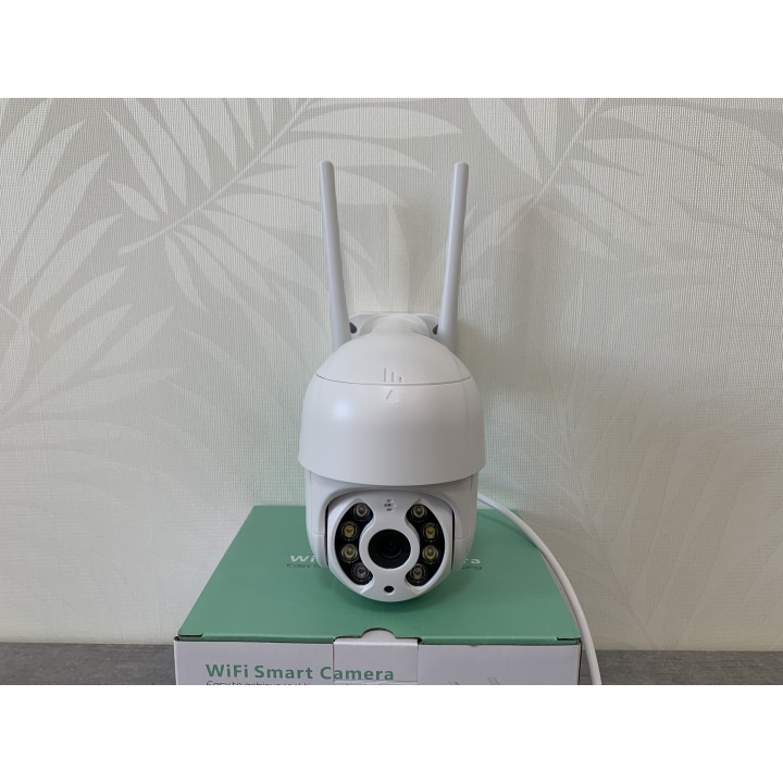 2 Мп mini ICsee PTZ IP видеокамера XPM201AFW White с слежением, микрофоном, динамиком и wifi