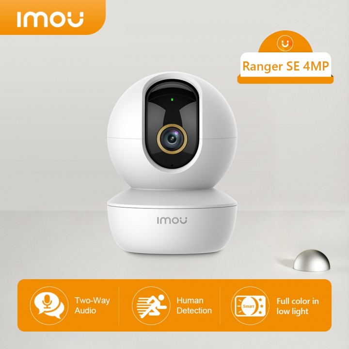 4 Мп IMOU Ranger SE IPC-A43P (3.6 мм) внутренняя поворотная IP-видеокамера с Wi-Fi, автослежением